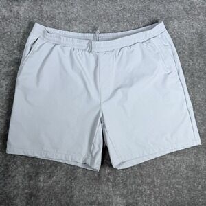 FLX Shorts Mens XL Gray Everyday 4-Way Stretch Pockets Water Repellent Midweight